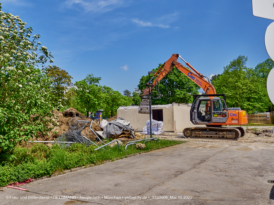 10.05.2022 - Baustelle am Haus für Kinder in Neuperlach